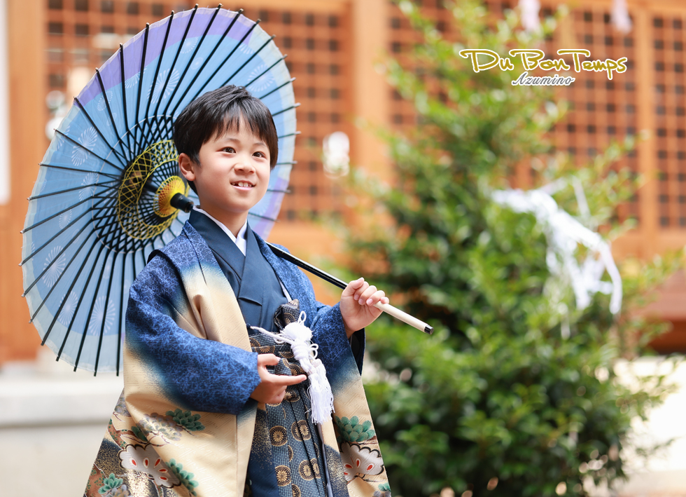 元気に神社で七五三！素敵な成人振袖！