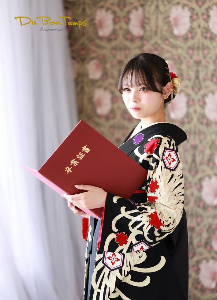 おりこうさんなニューボーン！大人になったね！卒業袴！