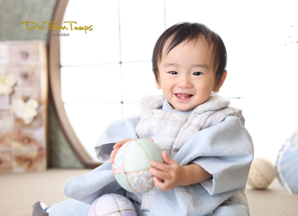 3歳女の子の七五三!かわいいお誕生記念!