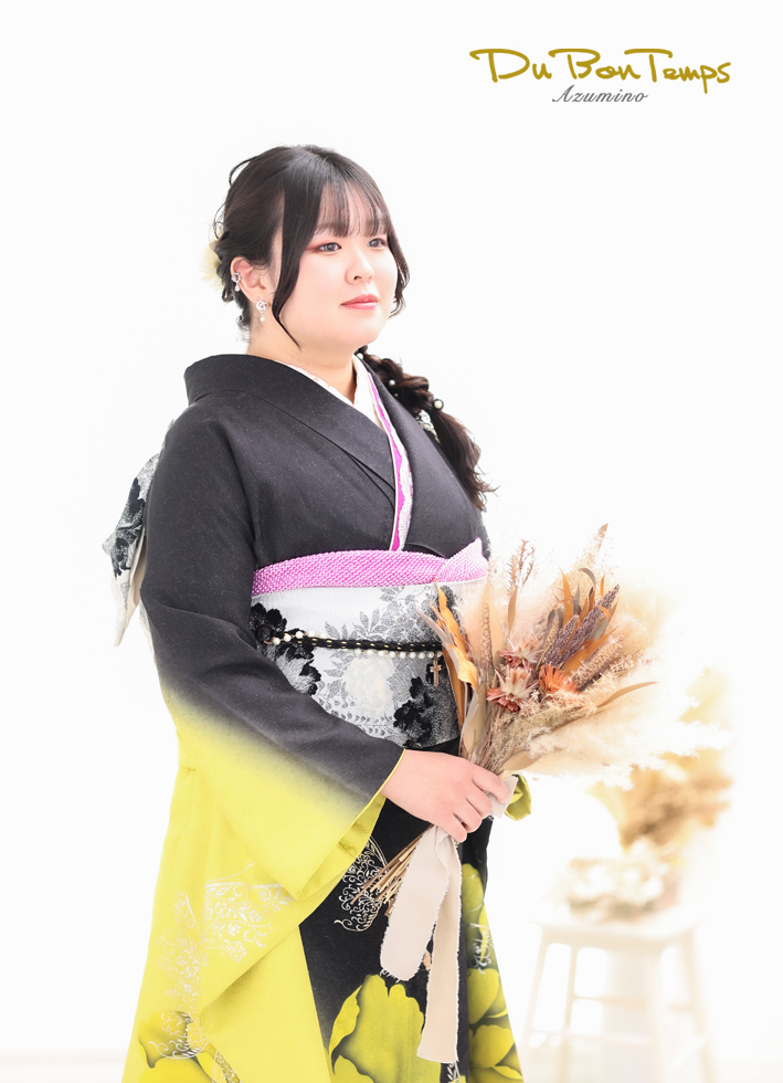 楽しく撮影！成人振袖♡